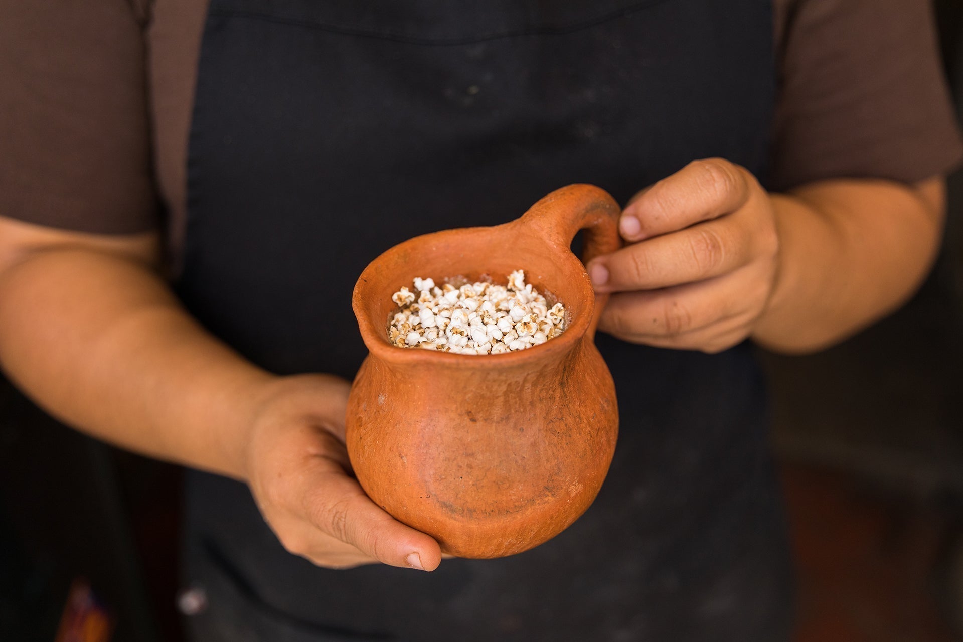 Agua de palomitas de sagú: una bebida ancestral en la cocina de Thalia Barrios