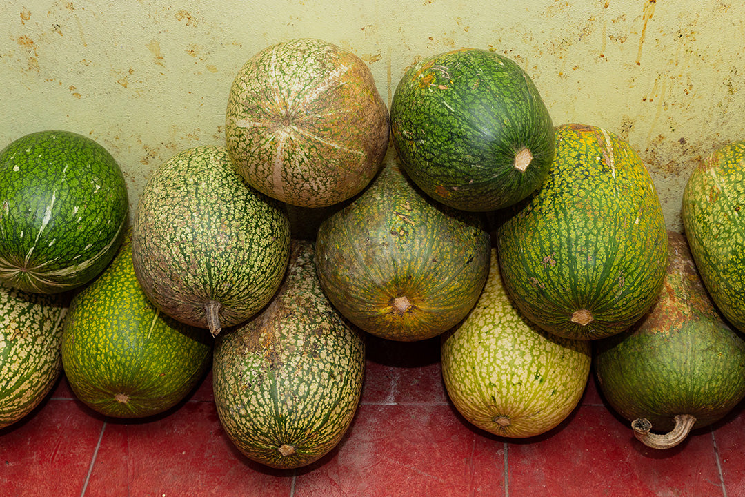 agua de chilacayota en Aguas Casilda, mercado Benito Juárez, Oaxaca.