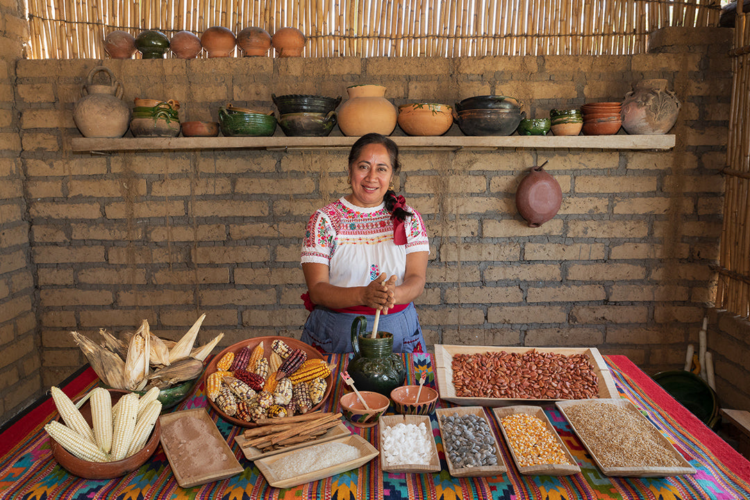 La elaboración de Chocolate atole con cacao blanco